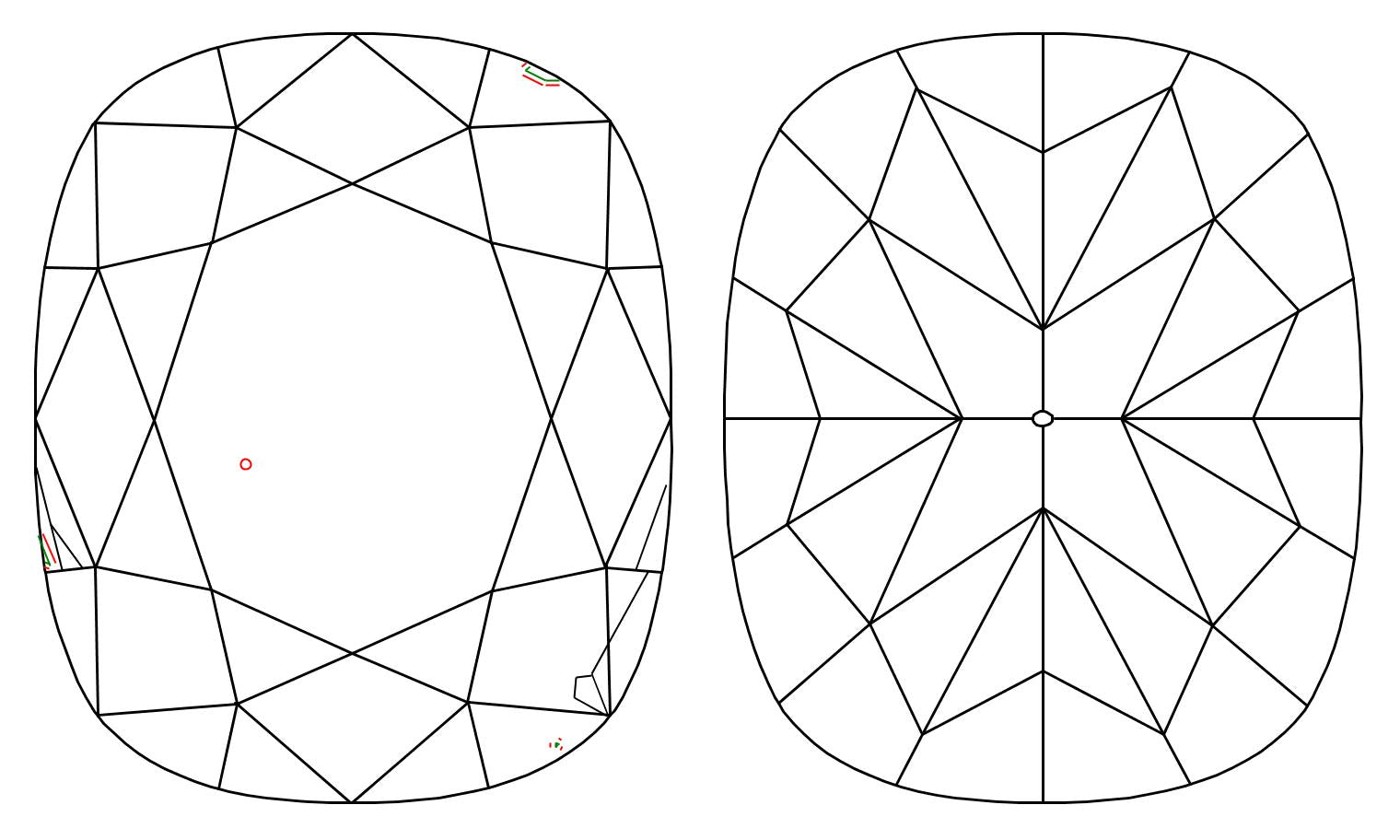 GIA 9.02 U-V-VS2 Cushion Diamond