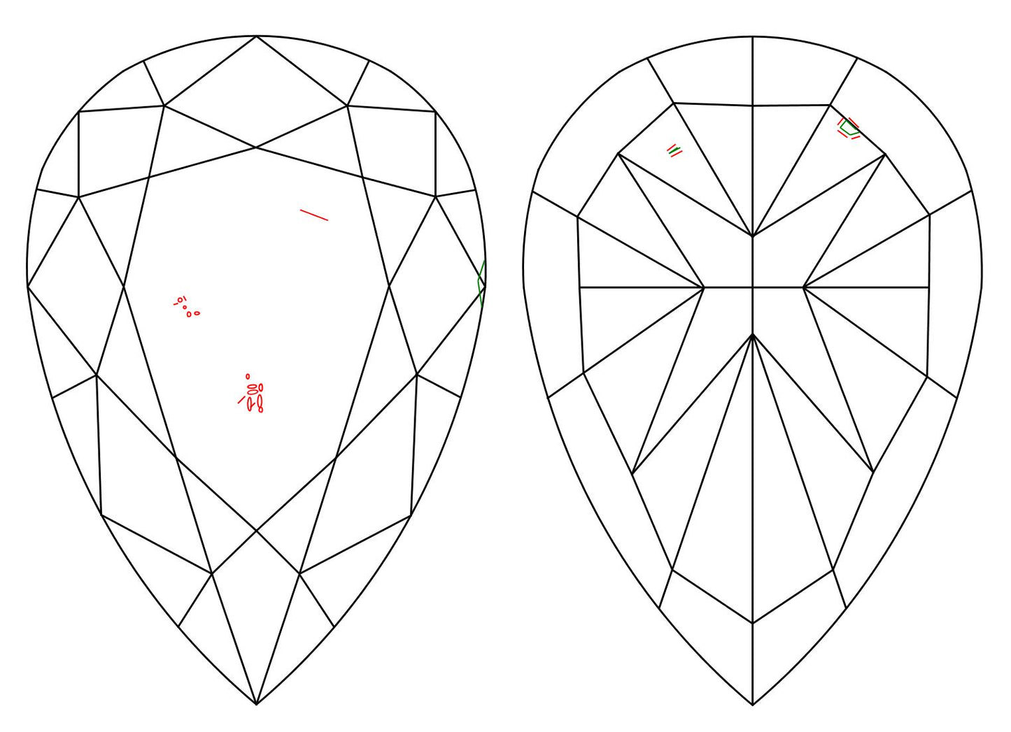 GIA 0.61 Fancy Yellow-SI2 Pear Diamond