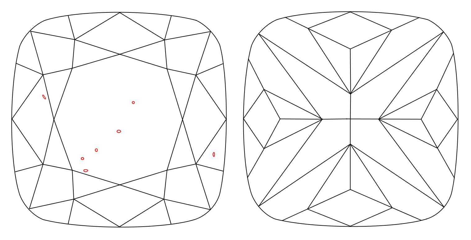 GIA 1.03 I-VS2 Cushion Diamond