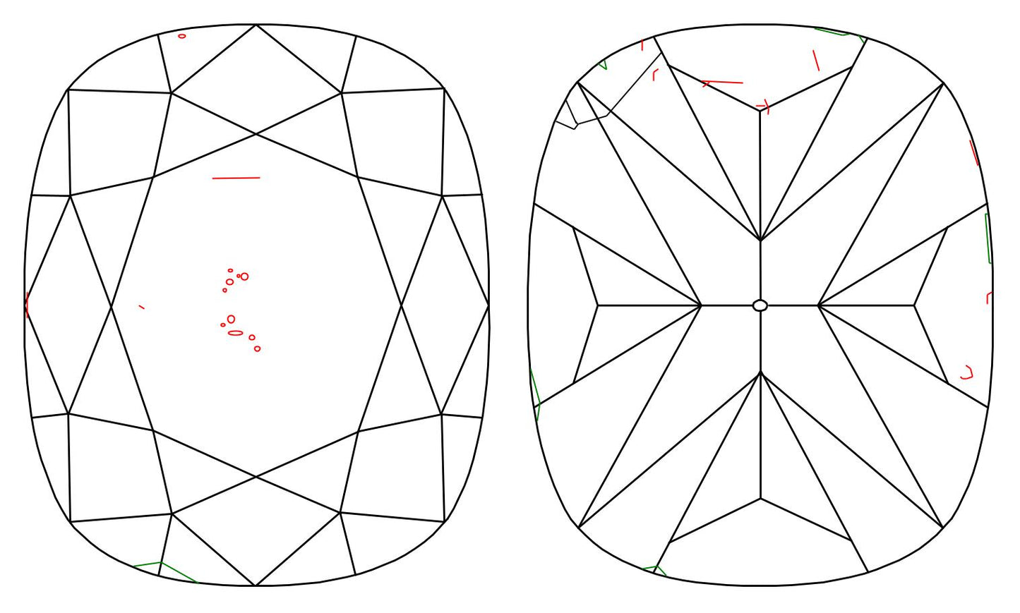 GIA 1.5 I-SI1 Cushion Diamond