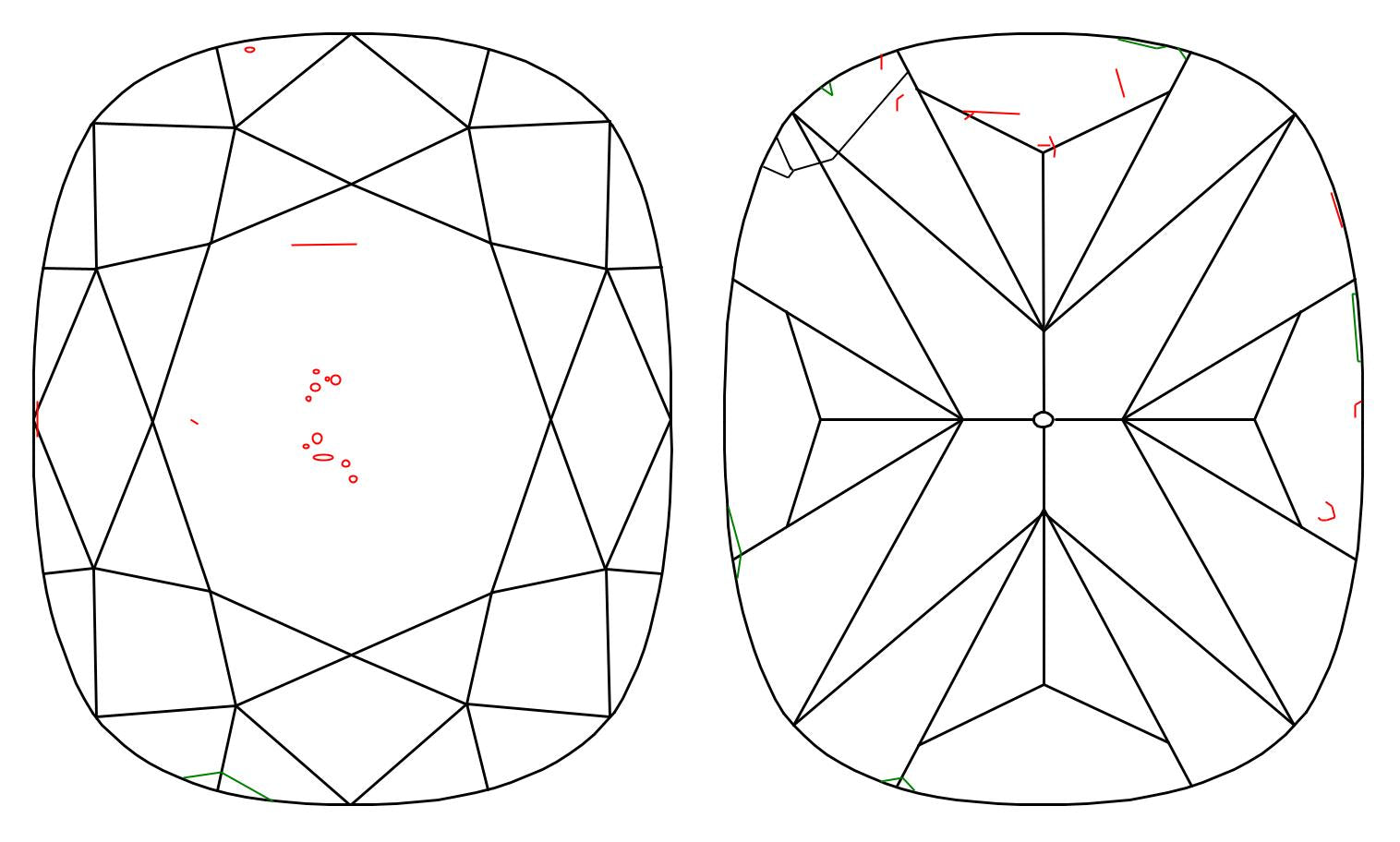 GIA 1.5 I-SI1 Cushion Diamond