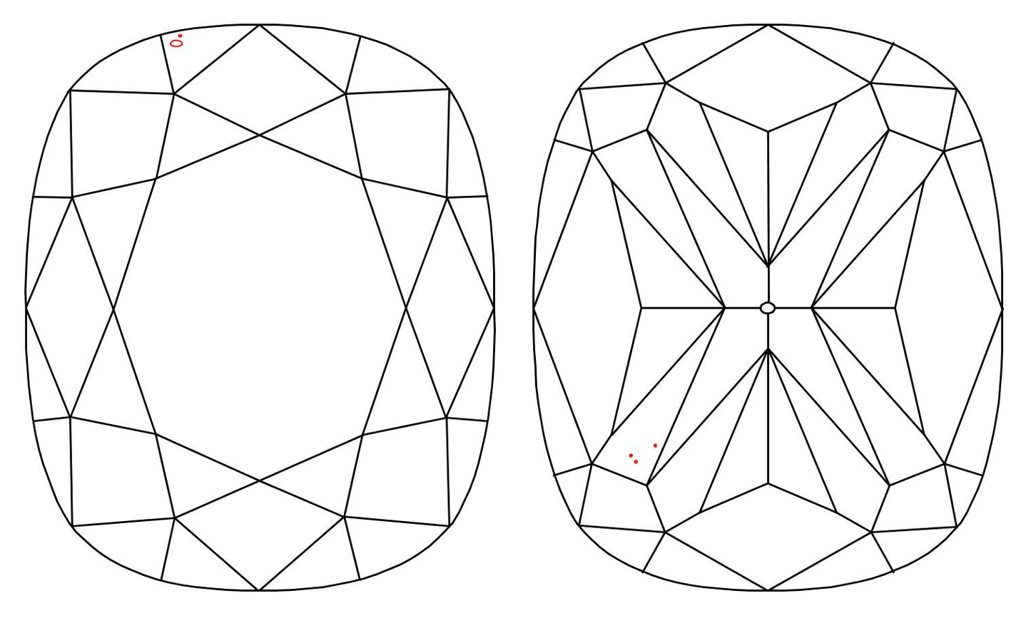 GIA 1.32 K-VS2 Cushion Diamond