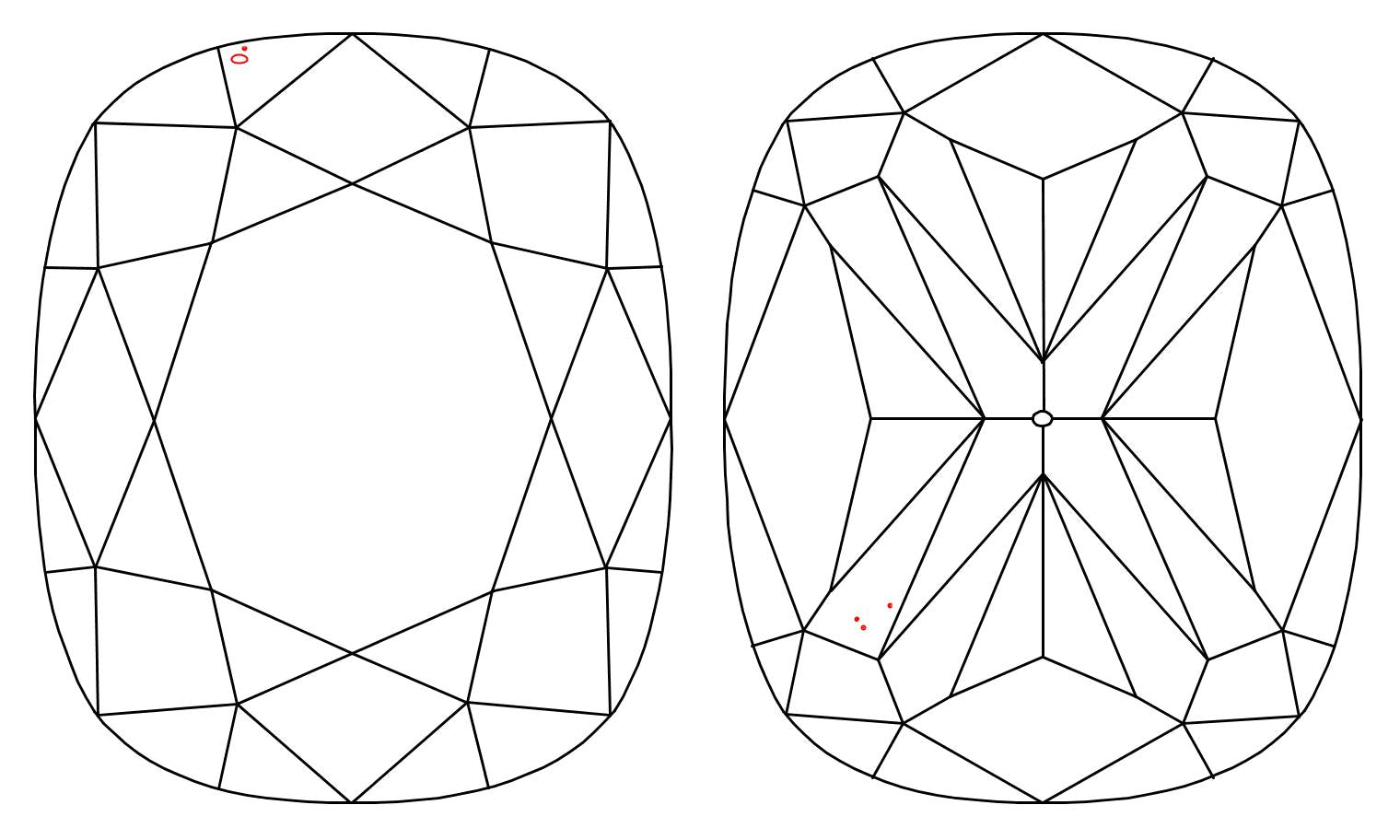 GIA 1.32 K-VS2 Cushion Diamond