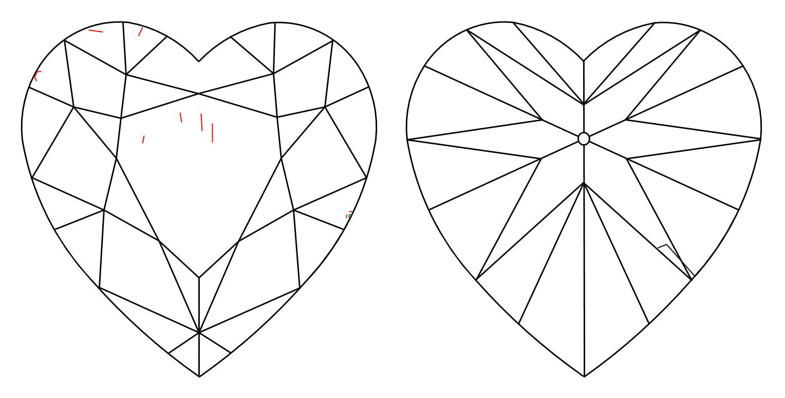 GIA 0.74 F-VS2 Heart Diamond