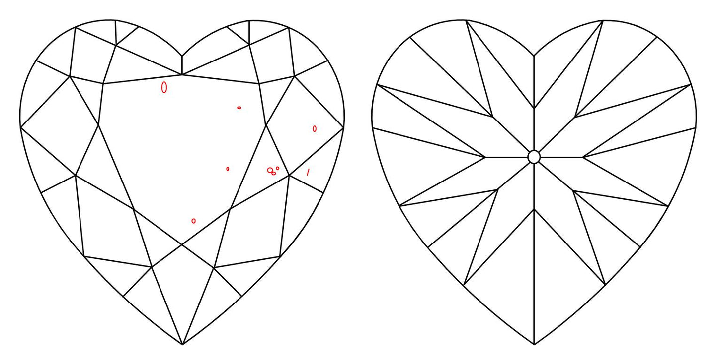 GIA 1.51 J-VS2 Heart Diamond