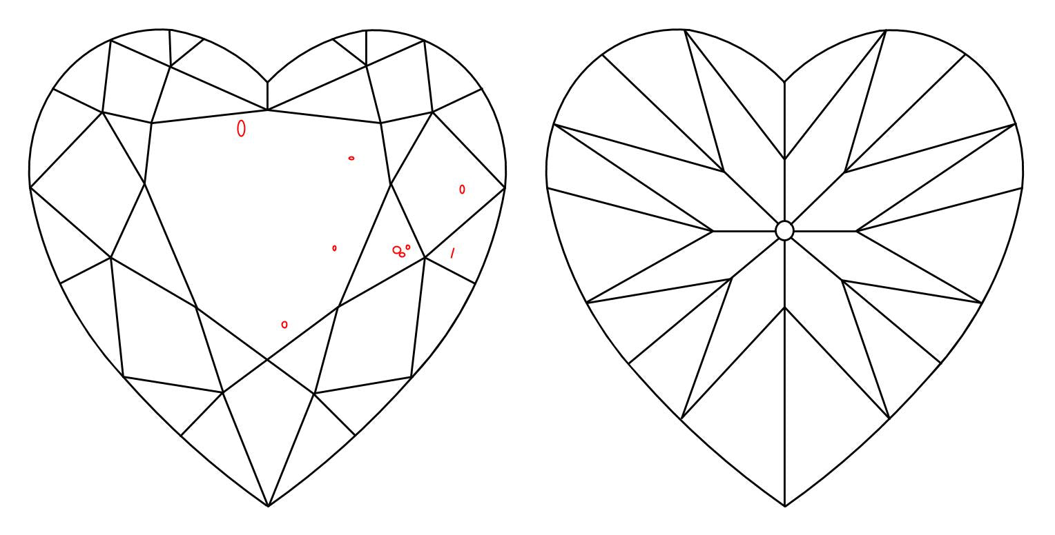 GIA 1.51 J-VS2 Heart Diamond
