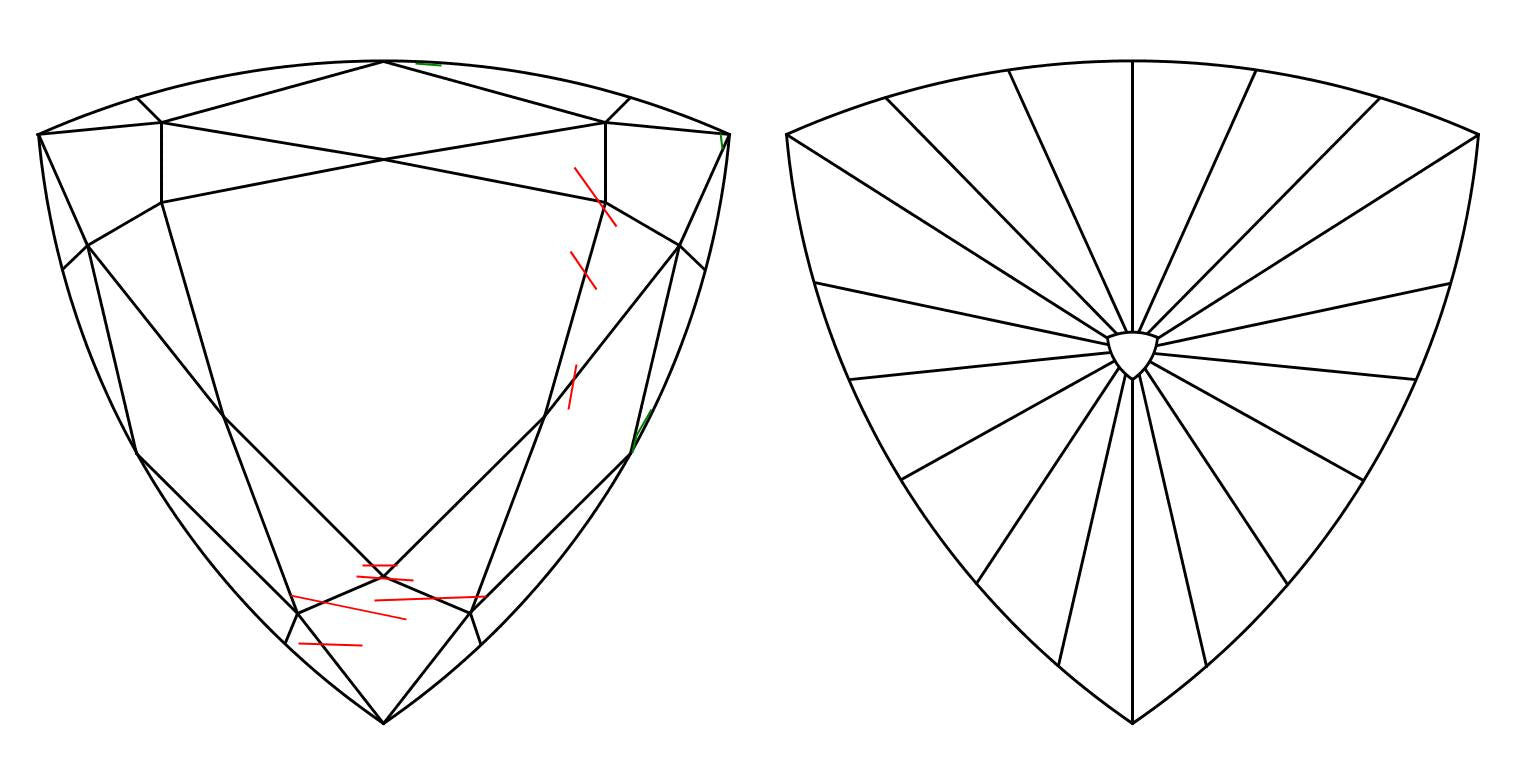 GIA 0.22 Fancy Intense Yellow-SI1 Triangle Diamond