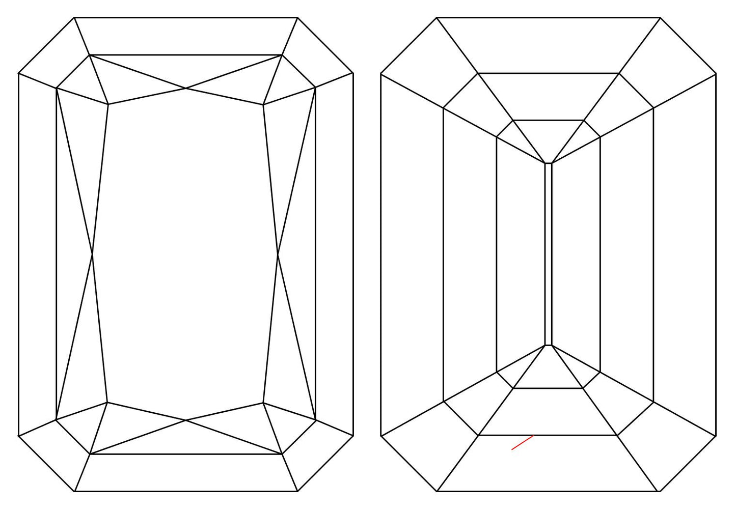 GIA 1 H-VS1 Radiant Diamond
