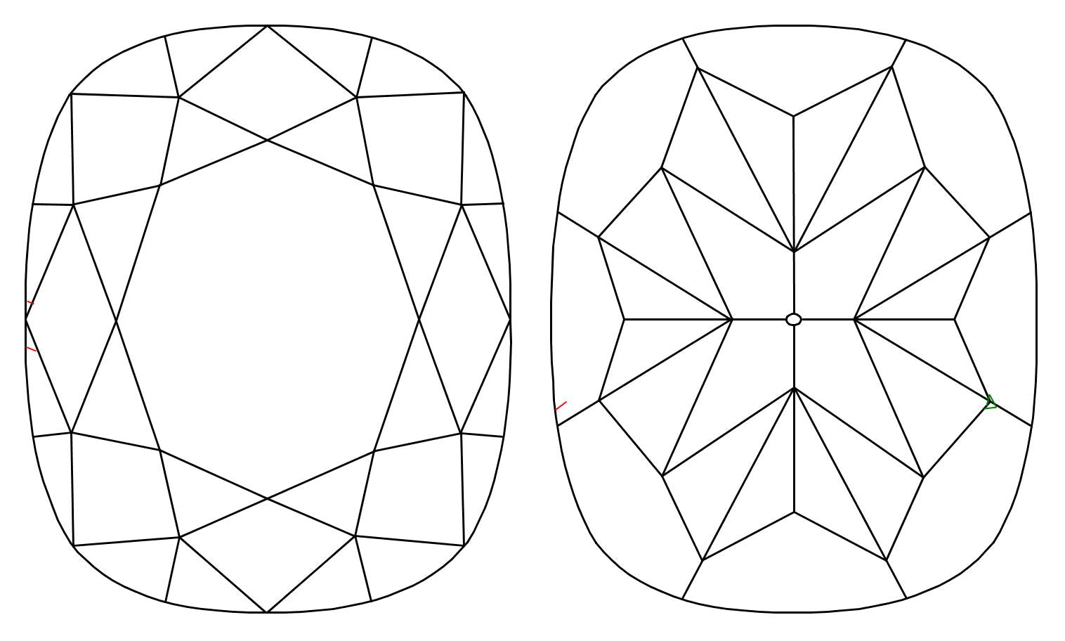 GIA 1.2 I-IF Cushion Diamond