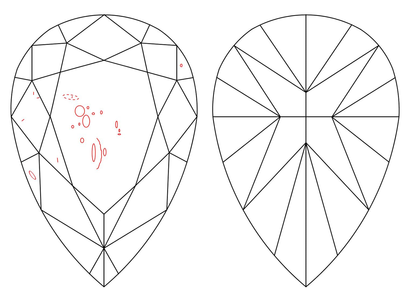 GIA 1.09 E-SI2 Pear Diamond