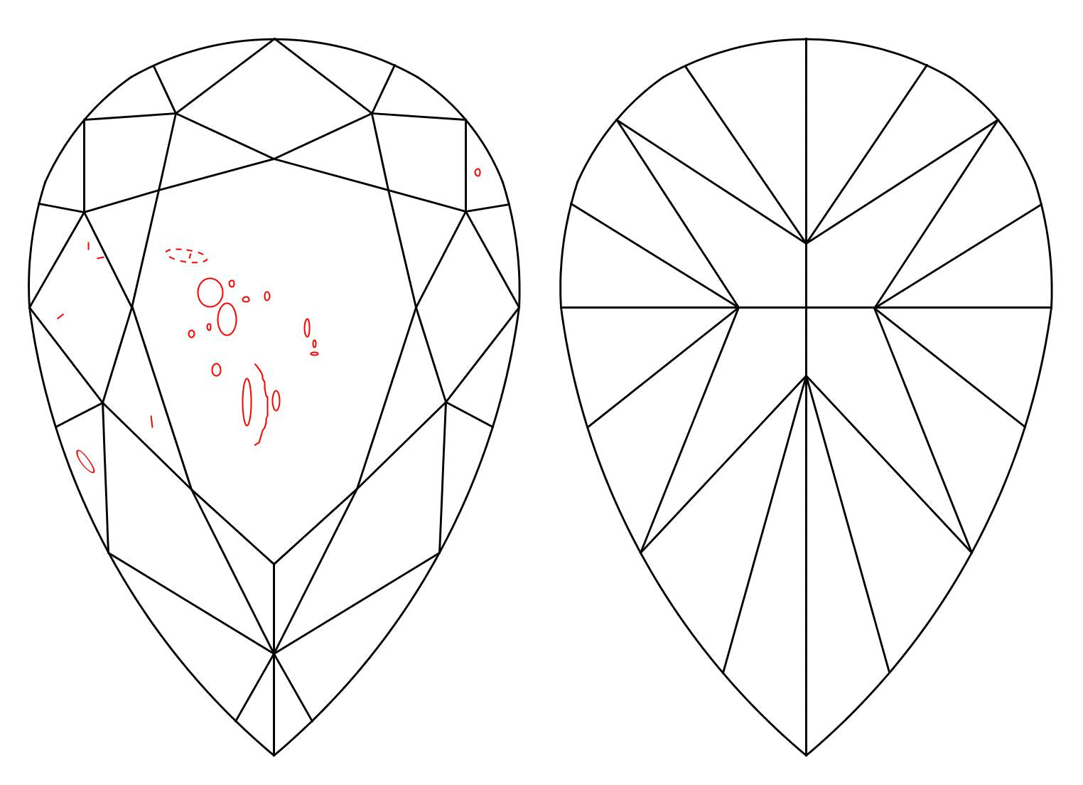 GIA 1.09 E-SI2 Pear Diamond