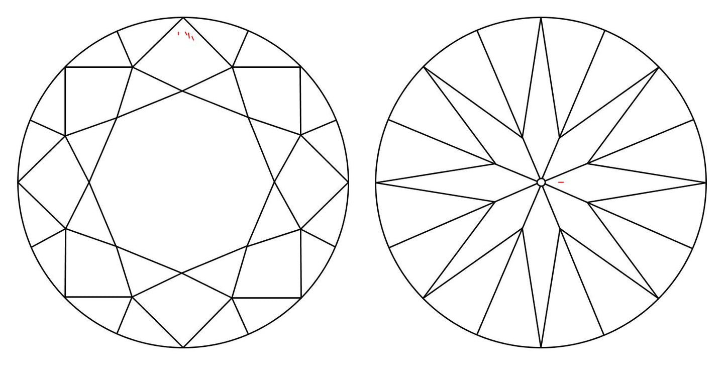 GIA 1.01 I-VVS1 Round Diamond