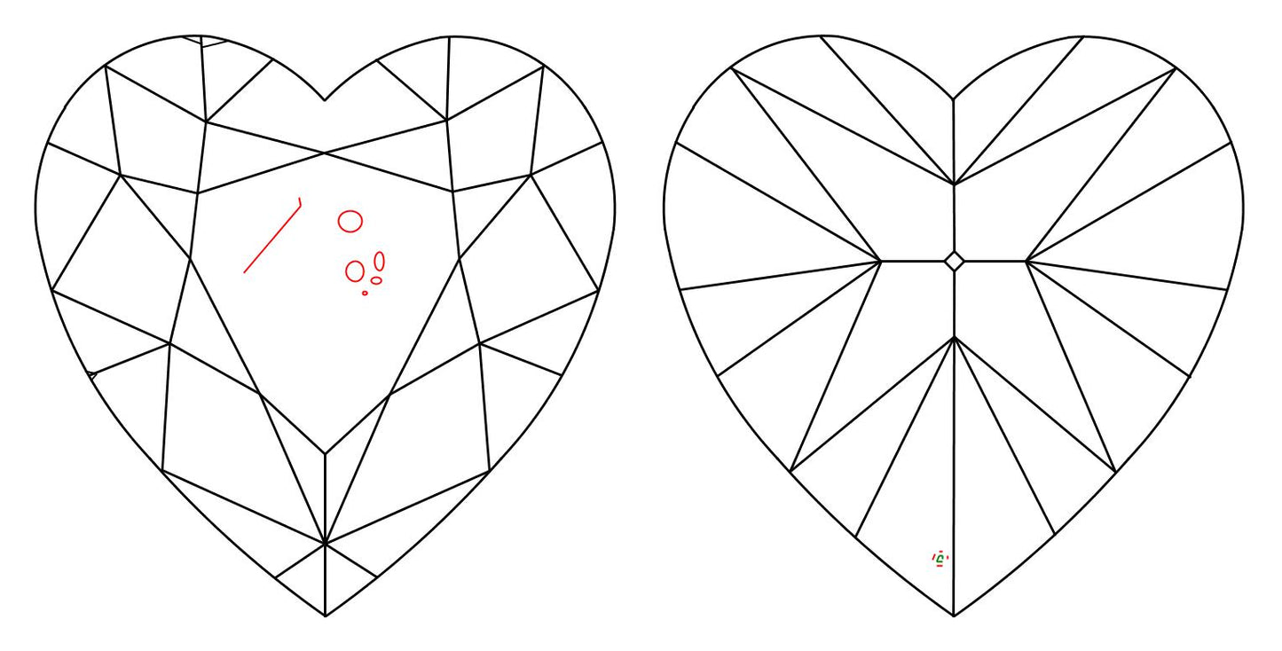 GIA 0.72 Fancy Intense Yellow-SI1 Heart Diamond