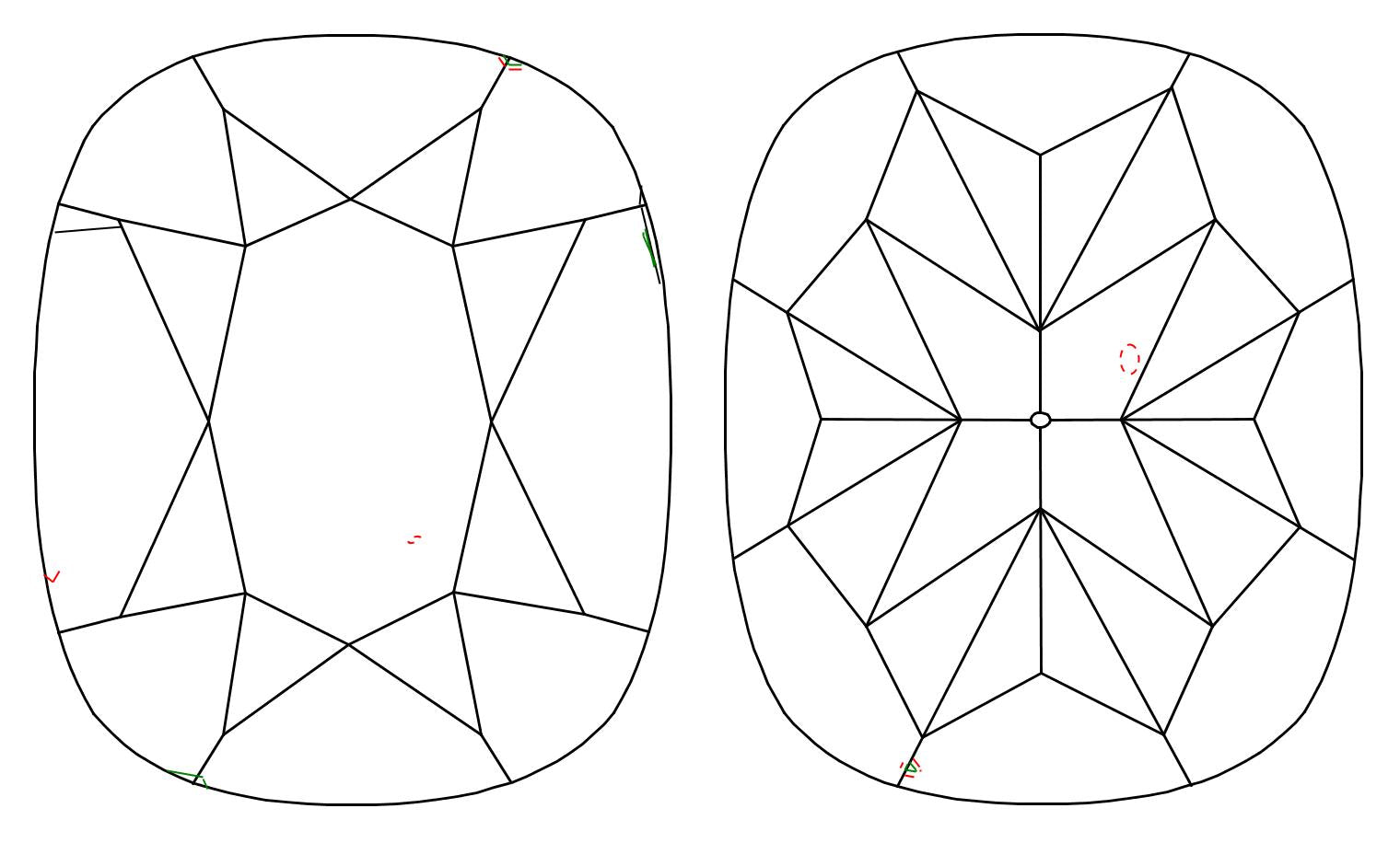 GIA 2.12 O-P-VVS2 Cushion Diamond