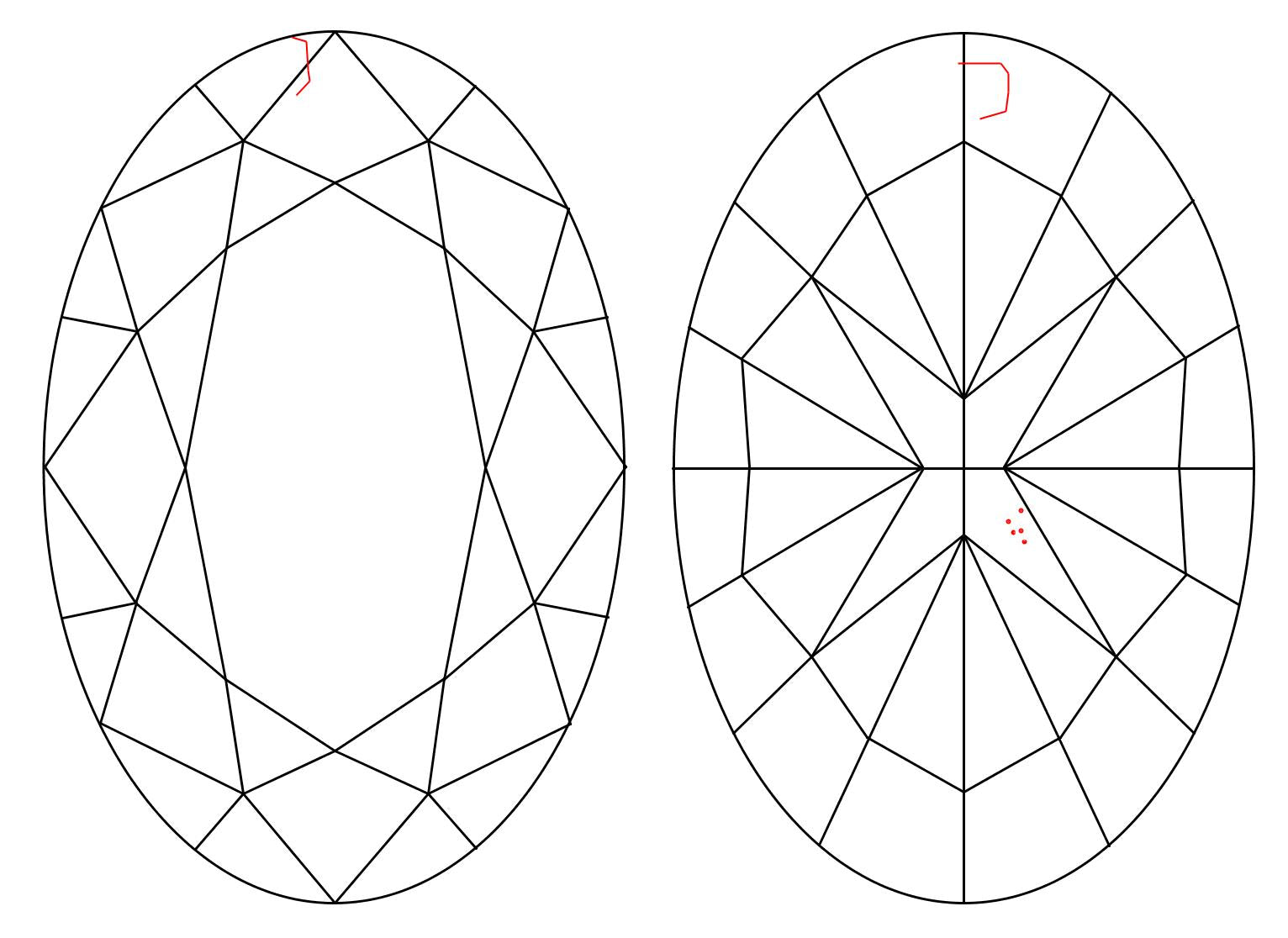 GIA 1.08 W-X-VS1 Oval Diamond