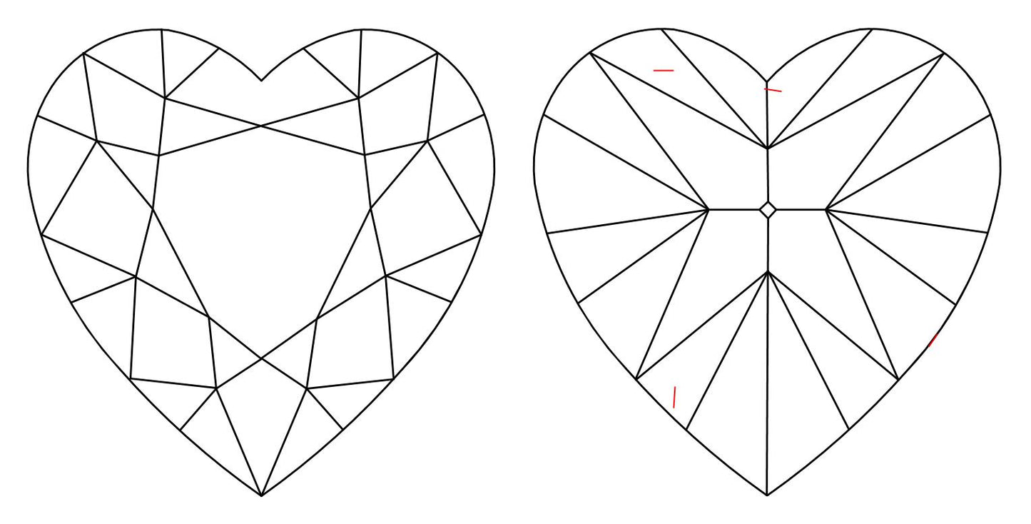 GIA 0.7 Fancy Intense Yellow-VS2 Heart Diamond