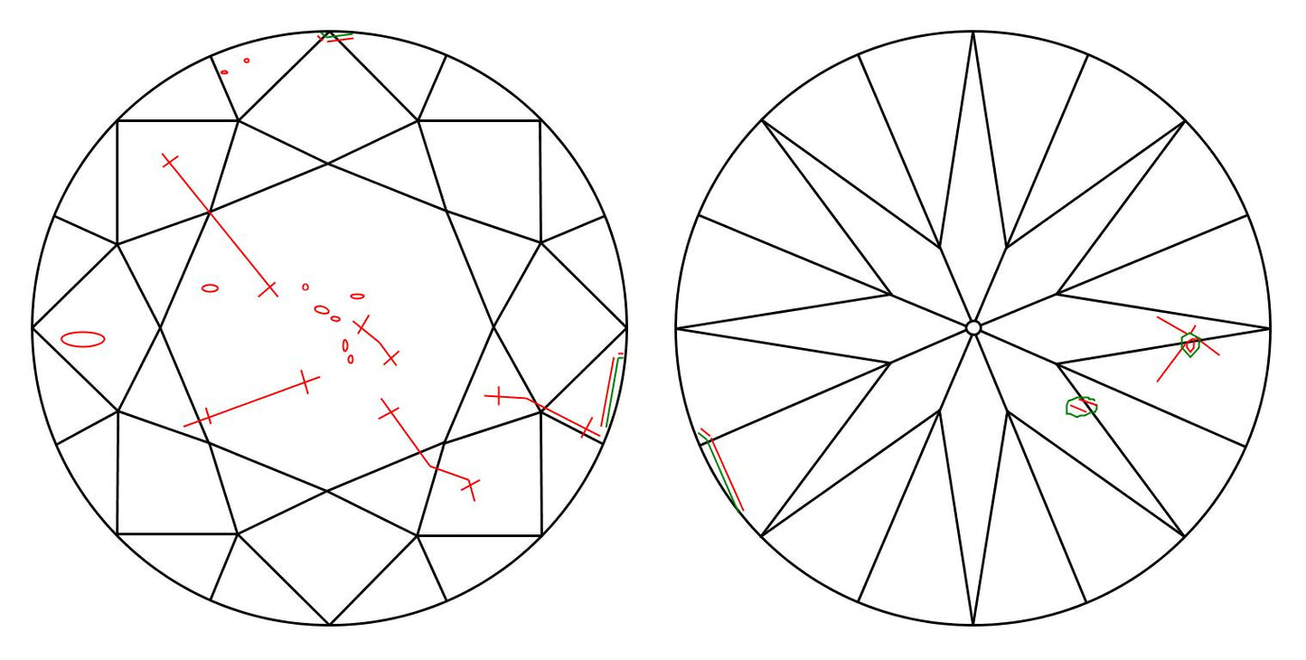 GIA 2.03 D-SI2 Round Diamond