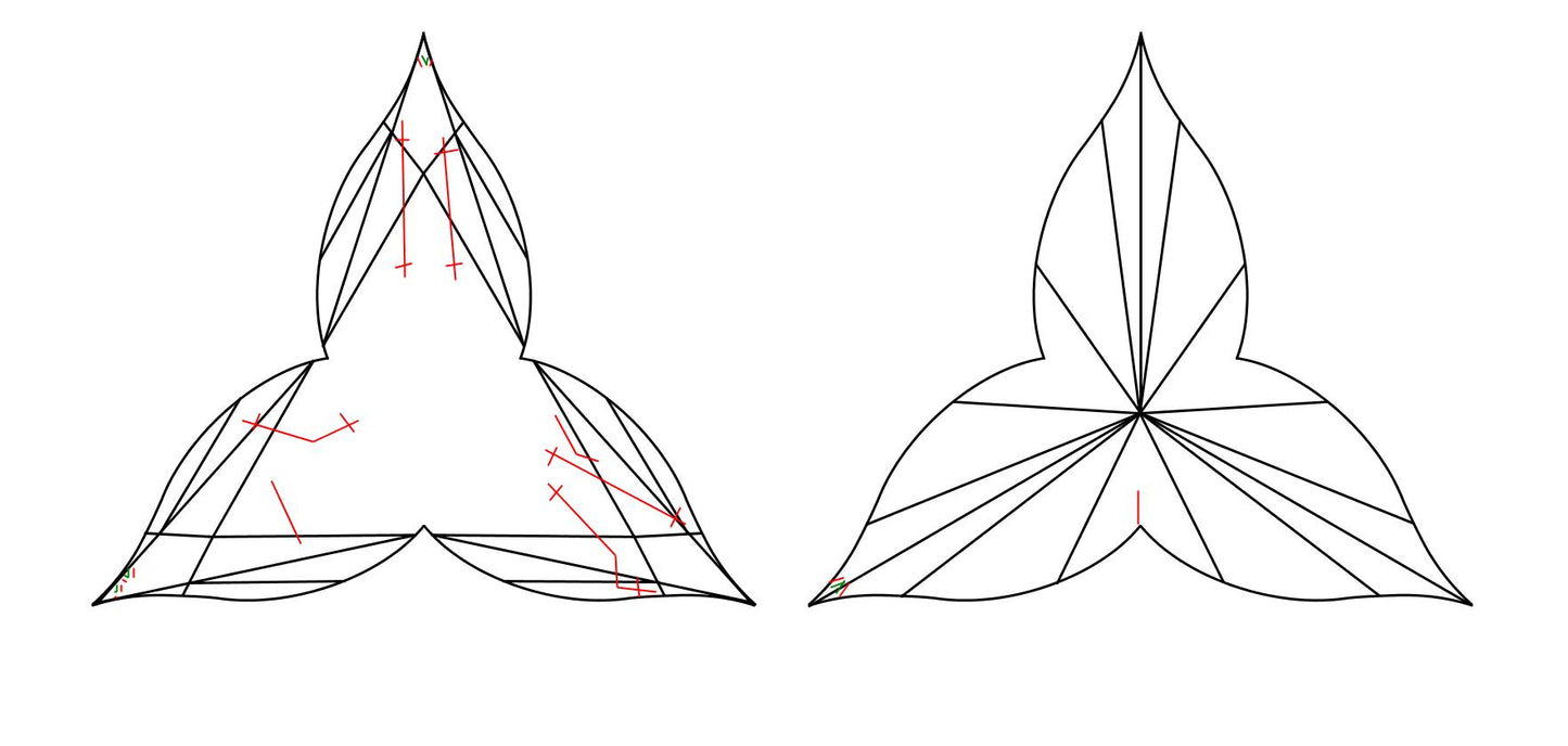 GIA 2.23 H-SI1 Flower Diamond