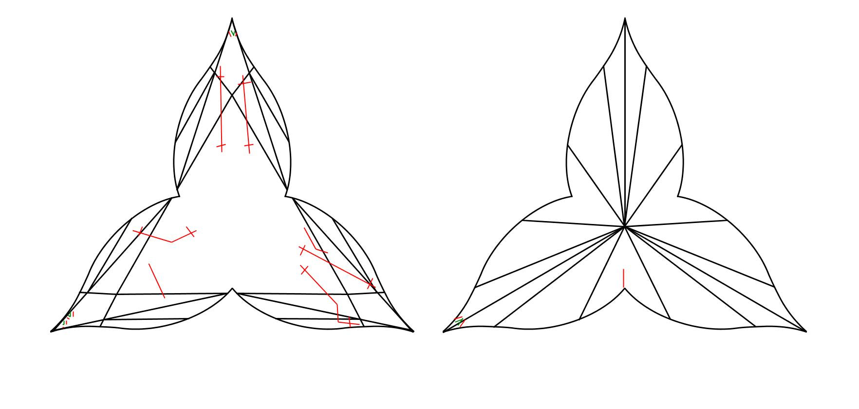 GIA 2.23 H-SI1 Flower Diamond