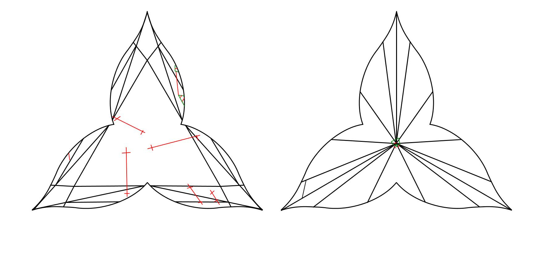 GIA 3.01 F-VS2 Flower Diamond