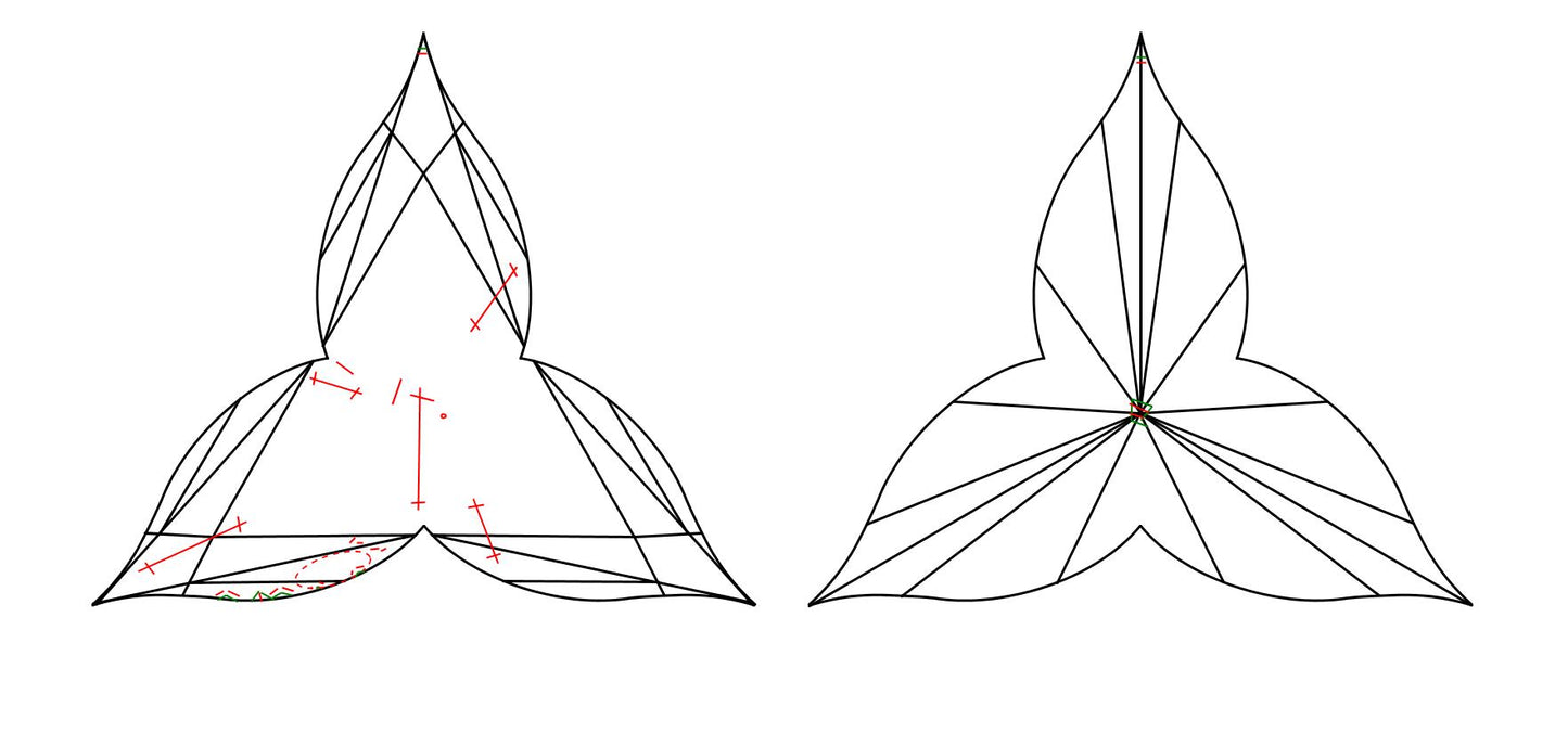 GIA 3.01 F-VS2 Flower Diamond