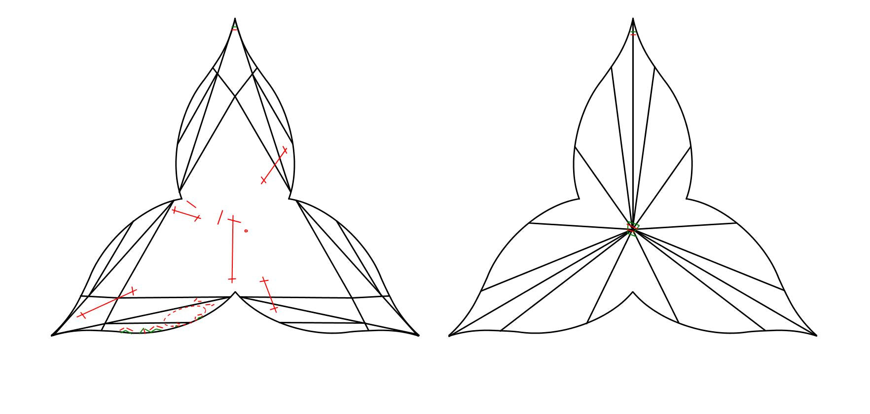 GIA 3.01 F-VS2 Flower Diamond
