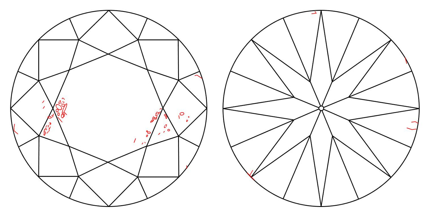 GIA 1.05 I-SI1 Round Diamond