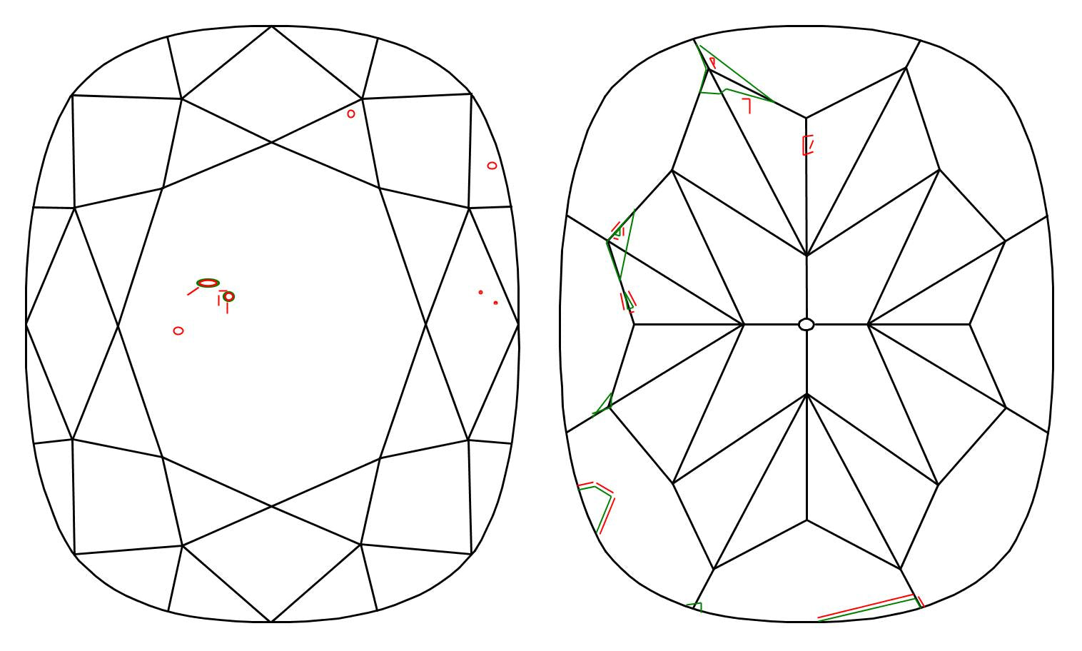 GIA 3.02 D-VS2 Cushion Diamond