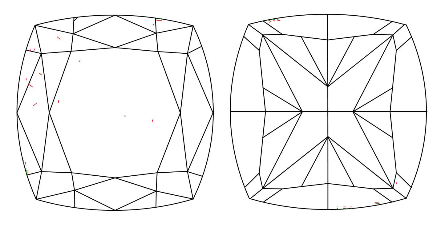 GIA 1.01 W-X-VS1 Cushion Diamond