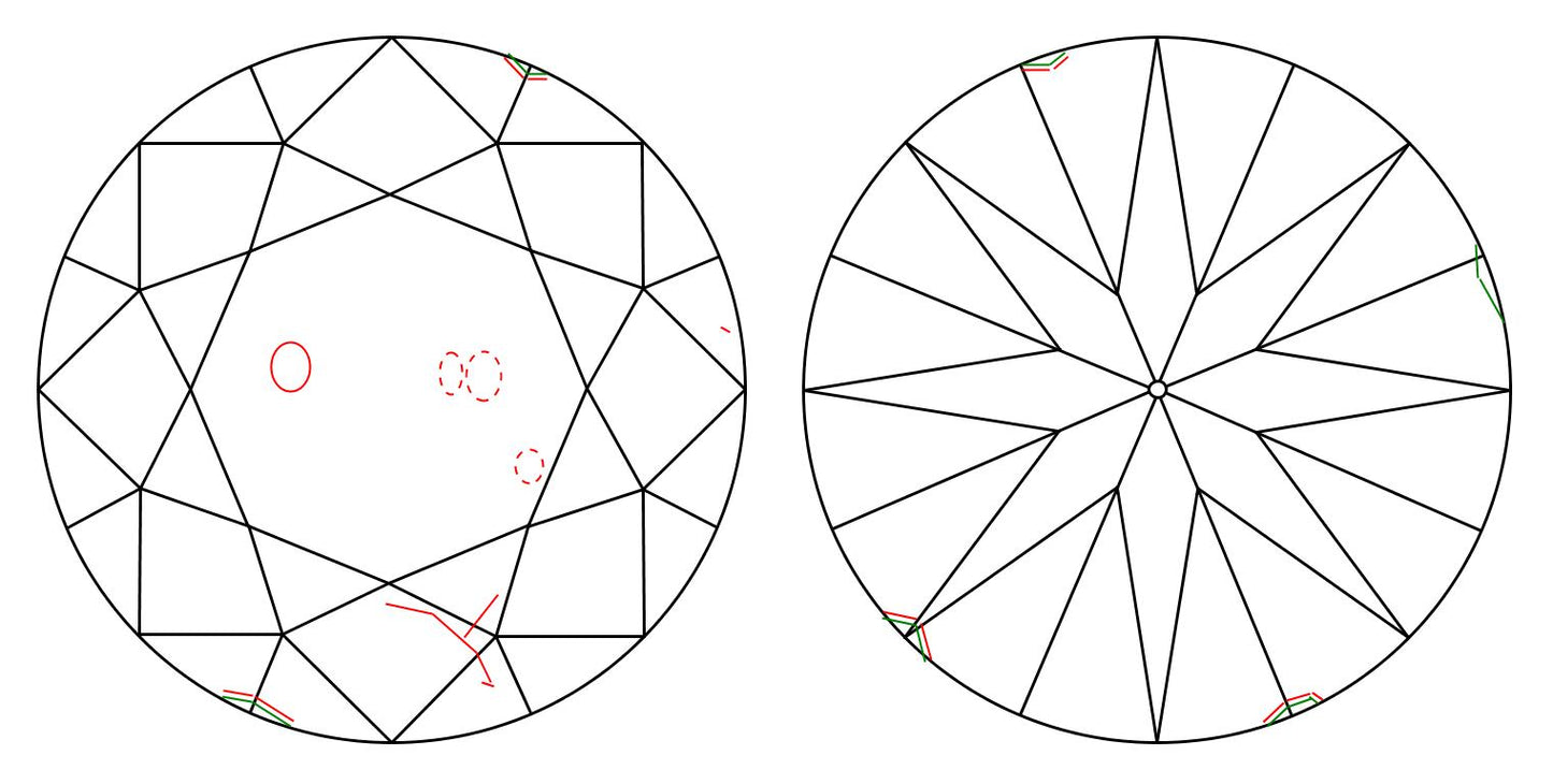 GIA 1 E-SI2 Round Diamond