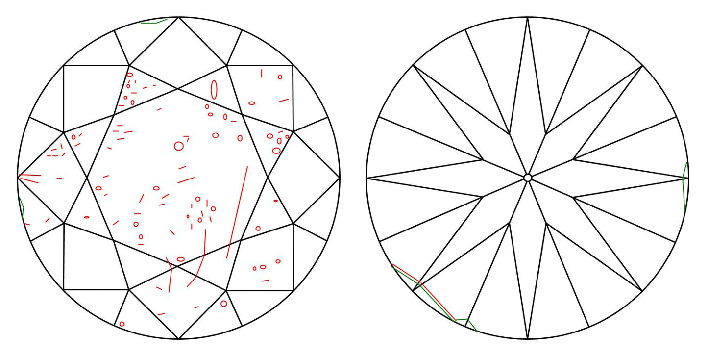GIA 1.04 I-SI2 Round Diamond