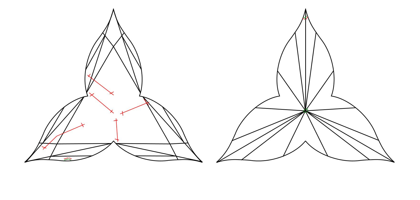 GIA 2.01 F-SI1 Flower Diamond