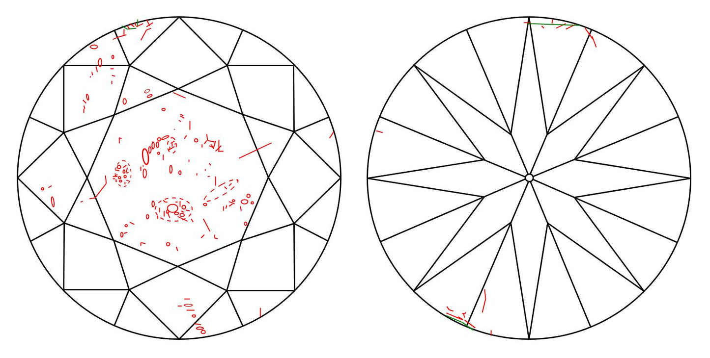 GIA 2.03 E-SI2 Round Diamond