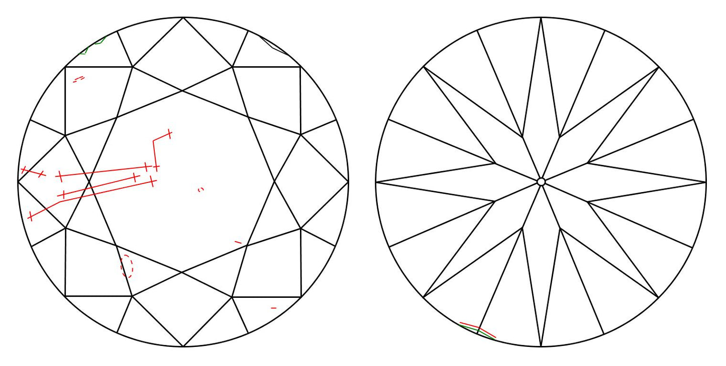 GIA 1 I-SI1 Round Diamond