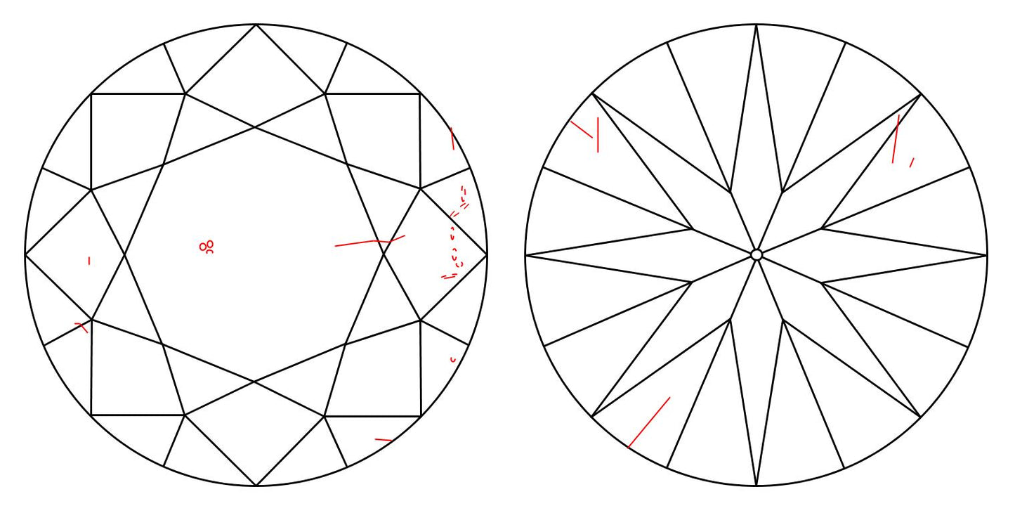 GIA 1.01 I-SI1 Round Diamond