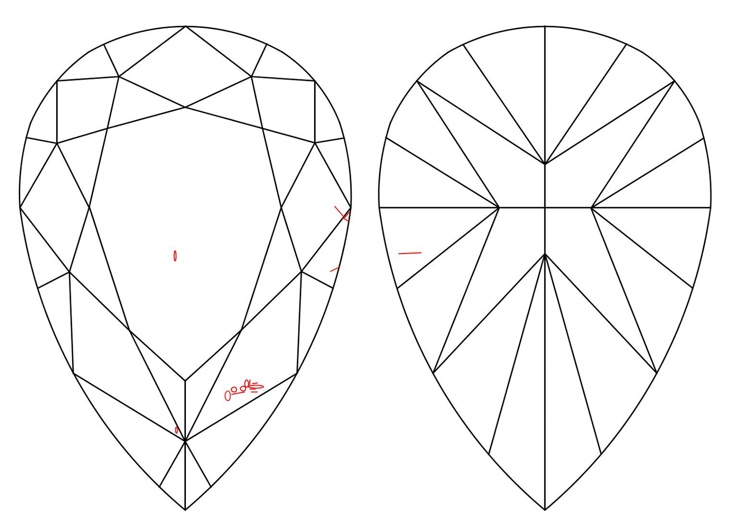 GIA 1.57 D-SI1 Pear Diamond