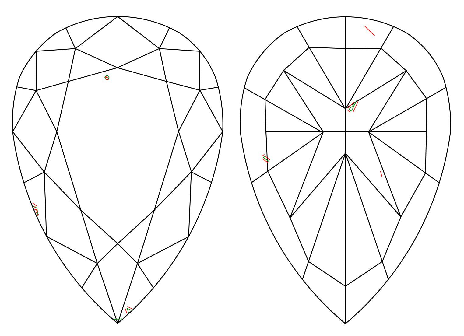 GIA 1 Y - Z-VS1 Pear Diamond