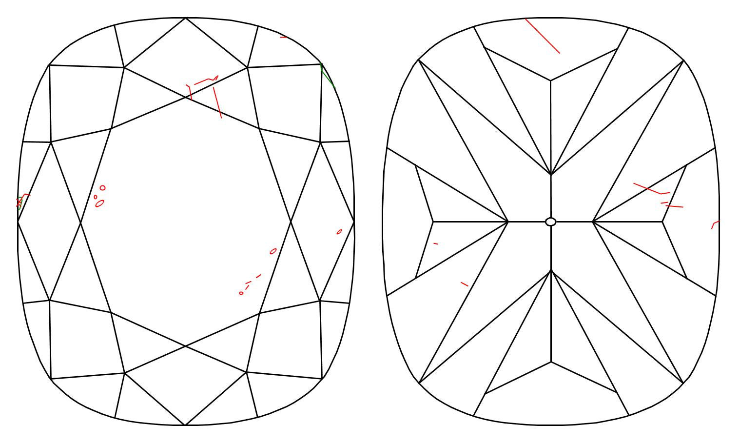 GIA 1.02 D-SI1 Cushion Diamond