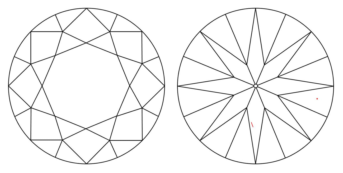GIA 2.44 D-VVS1 Round Diamond